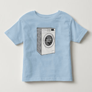 Cartoon der Waschmaschine Kleinkind T-shirt
