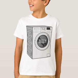 Cartoon der Waschmaschine T-Shirt