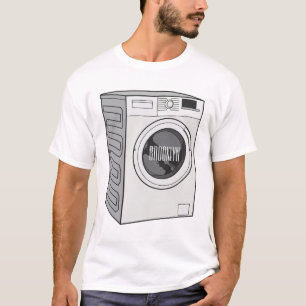 Cartoon der Waschmaschine T-Shirt
