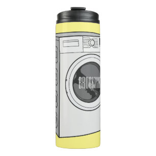 Cartoon der Waschmaschine Thermosbecher