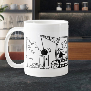 Cartoon des AbrissAN Jumbo-Tasse