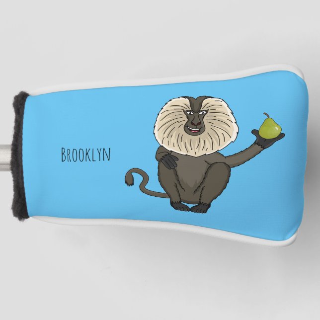 Cartoon des Affen Golf Headcover (Vorderseite)