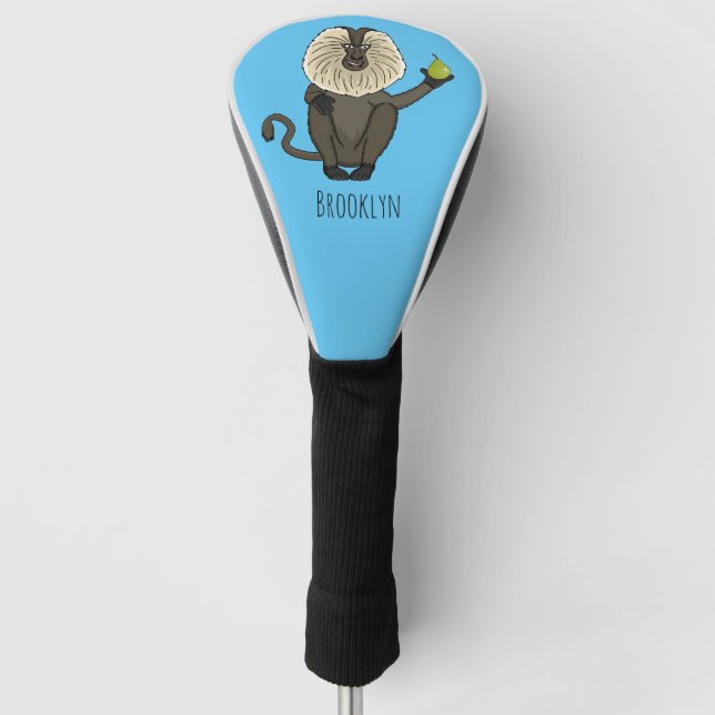 Cartoon des Affen Golf Headcover (Vorderseite)