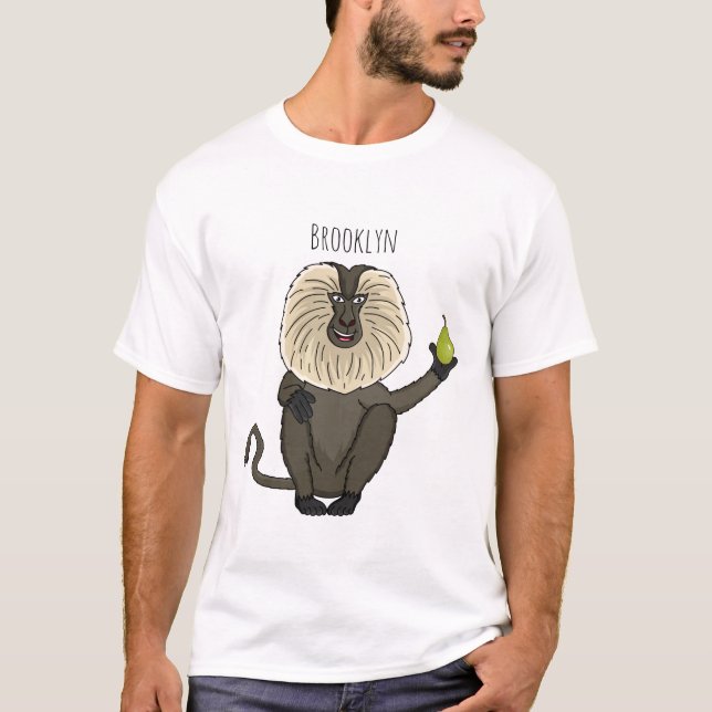 Cartoon des Affen T-Shirt (Vorderseite)