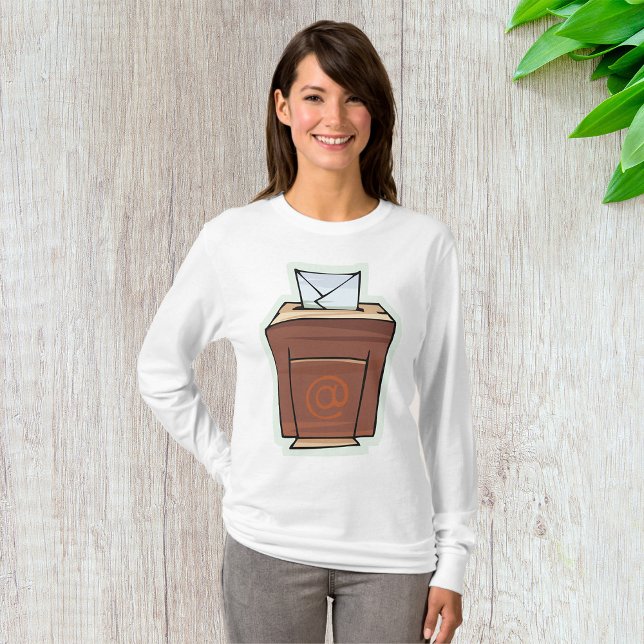 Cartoon des E-Mail-Postfachs T-Shirt (Von Creator hochgeladen)