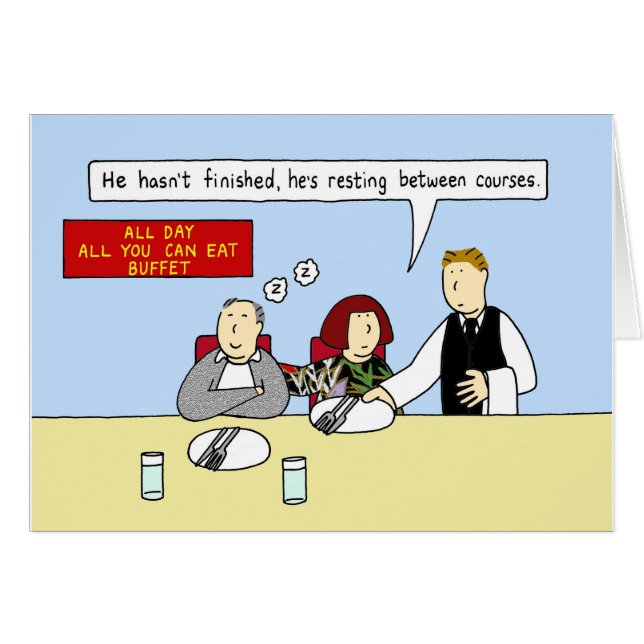 Cartoon des nationalen Buffets am 2. Januar (Vorderseite (Horizontal))