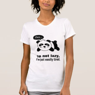 Cartoon des niedlichen Schlafenpandas T-Shirt