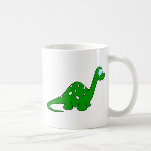 Cartoon-Dinosaurier Tasse