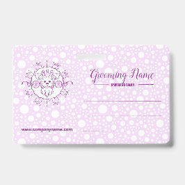 Cartoon Dog Illustration zum Grooming Ausweis