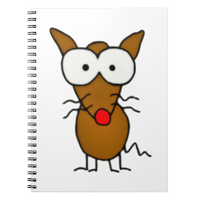Cartoon Dog Notizblock (Vorderseite)