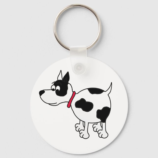 Cartoon Dog Schlüsselanhänger (Vorderseite)