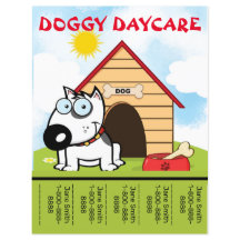 Cartoon Doggy Daycare Förderung