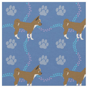 Cartoon Dogs - Chihuahua v2 Stoff