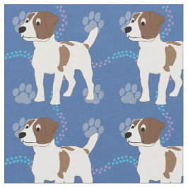 Cartoon Dogs - Jack Russell Terrier v1 Stoff