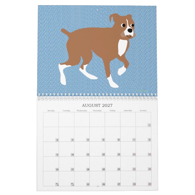 Cartoon Dogs Kalender (Aug 2027)