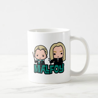 Cartoon Draco und Lucius Malfoy Art Tasse