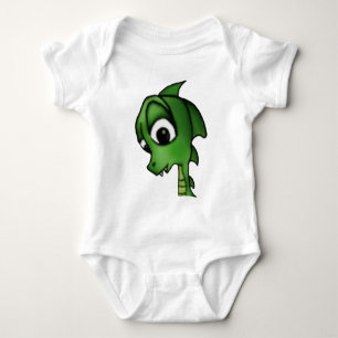 Cartoon Dragon Baby Strampler