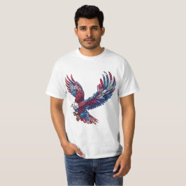 Cartoon eines Adlers, 4. Juli T-Shirt