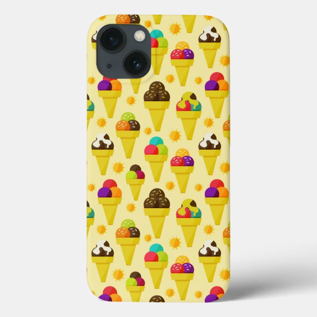 Cartoon Eislaufbahn Case-Mate iPhone Hülle (Rückseite)