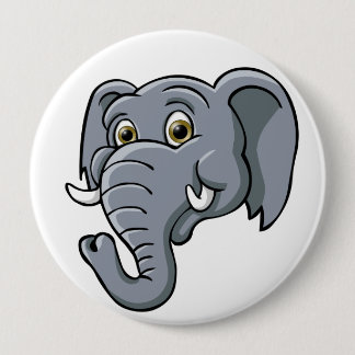 Cartoon-Elefant Button
