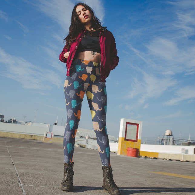 Cartoon Elefant Leggings (Von Creator hochgeladen)
