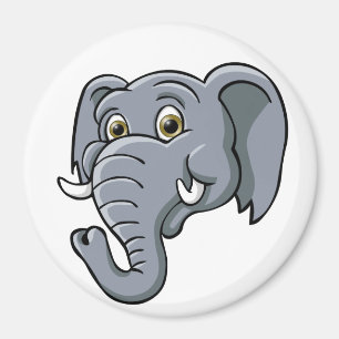Cartoon-Elefant Magnet