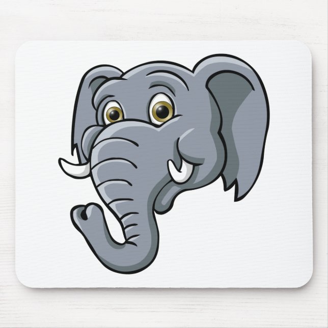 Cartoon-Elefant Mousepad (Vorne)