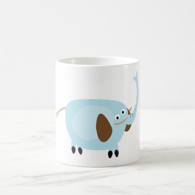 Cartoon Elefant Tasse (Mittel)