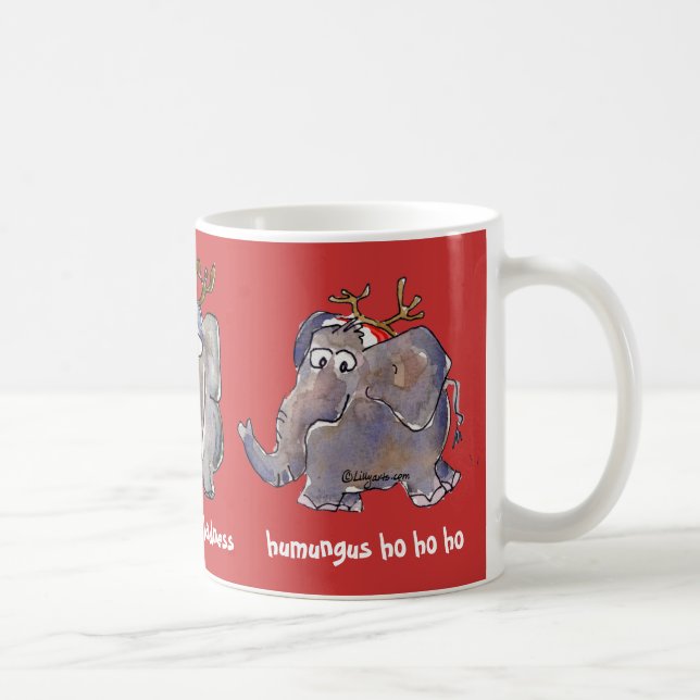 Cartoon-Elefant-Tasse Kaffeetasse (Rechts)