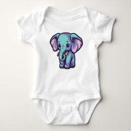CARTOON ELEPHANT BABY STRAMPLER
