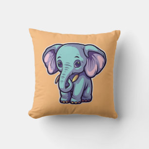 CARTOON ELEPHANT KISSEN