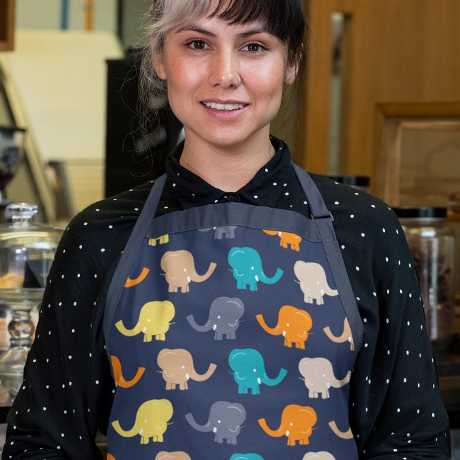 Cartoon Elephant Schürze (Von Creator hochgeladen)