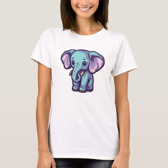 CARTOON ELEPHANT T-Shirt (Vorderseite)