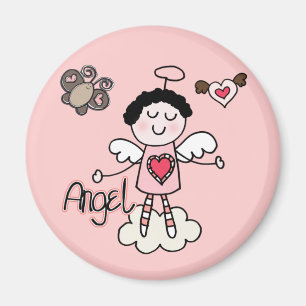 Cartoon-Engel Magnet