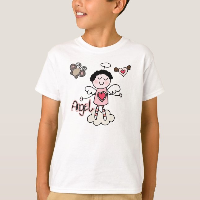 Cartoon-Engel T-Shirt (Vorderseite)