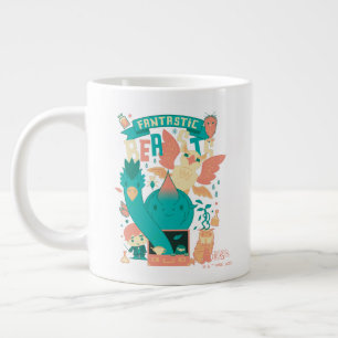 Cartoon Fantastische Bestien mit Newt Scamander Jumbo-Tasse