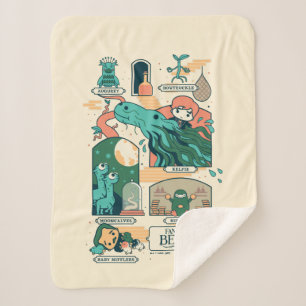 Cartoon Fantastische Bestien Szenen Sherpadecke