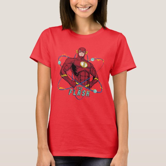 Cartoon Flash Atomic Graphic T-Shirt (Vorderseite)