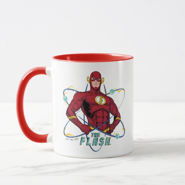 Cartoon Flash Atomic Graphic Tasse (Links)