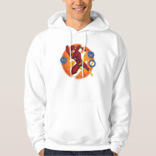 Cartoon Flash-Labor mit grafischer Darstellung Hoodie