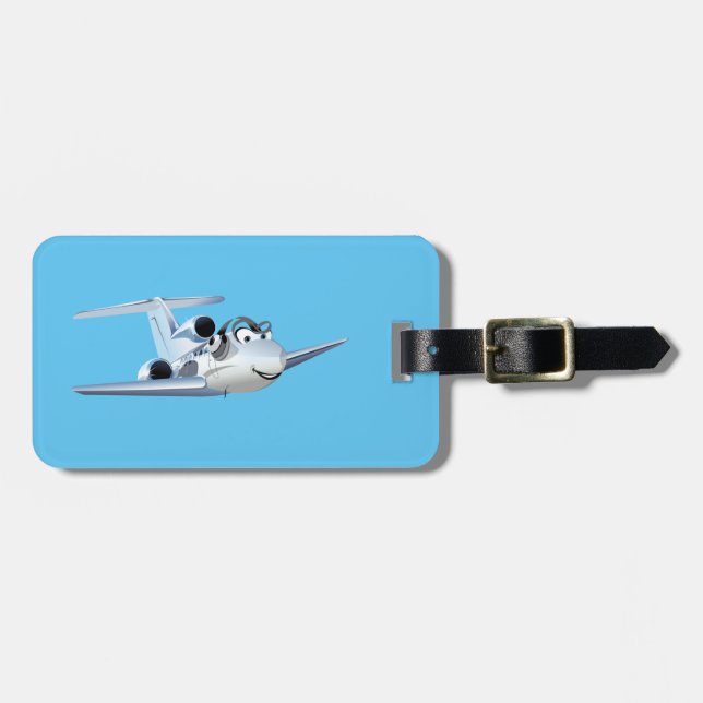 Cartoon Flugzeug Gepäckanhänger (Vorderseite horizontal)