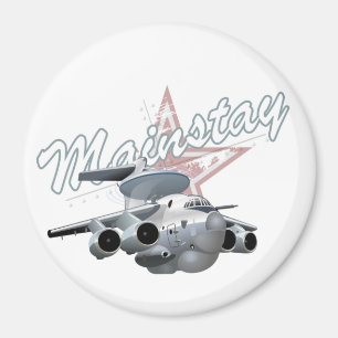 Cartoon-Flugzeug Magnet