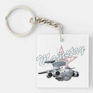 Cartoon-Flugzeug Schlüsselanhänger