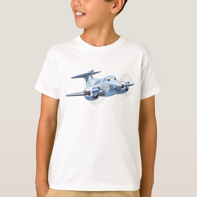 Cartoon Flugzeug T-Shirt (Vorderseite)