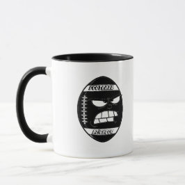 Cartoon Football Tasse für Ihre Nachbarin