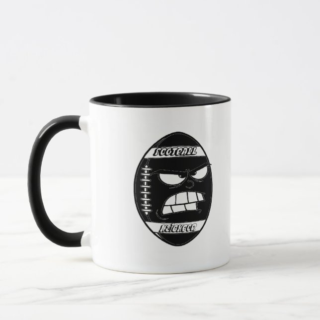 Cartoon Football Tasse für Ihre Nachbarin (Links)