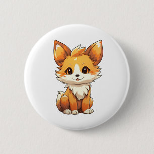 Cartoon-Fox-Abbildung Button