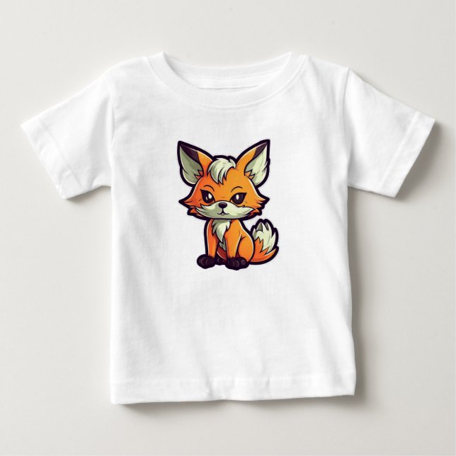 CARTOON FOX BABY T-SHIRT (Vorderseite)