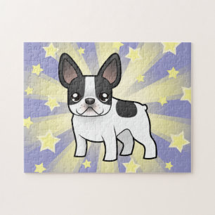Cartoon-französische Bulldogge Puzzle