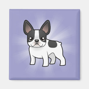 Cartoon French Bulldog Magnet